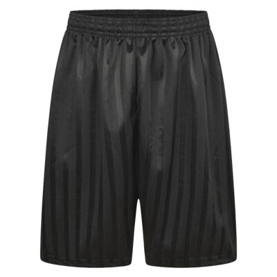 School PE Shadow Shorts (Plain BLACK)