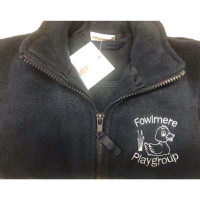 Fowlmere Playgroup Fleece Jacket (NAVY)