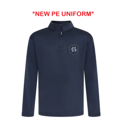 BCHS PE Quarter Zip Training Top *NEW*